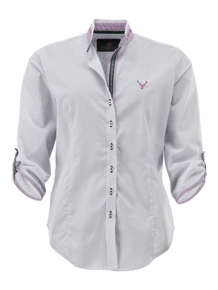 

Традиционная блузка Brocu в лилово-фиолетовом цвете OS-Trachten