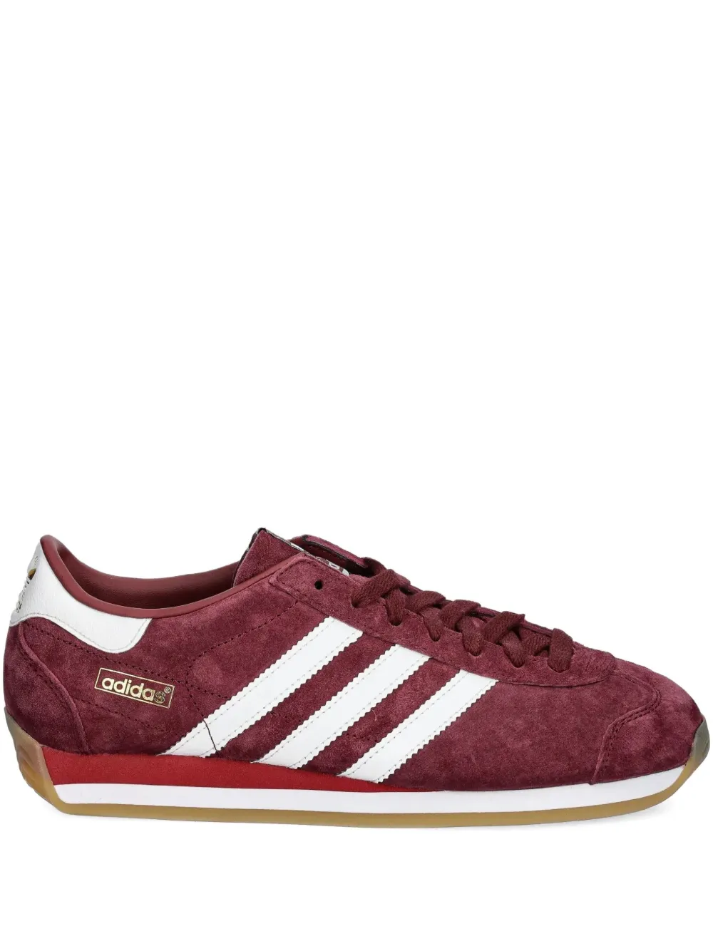 

Кроссовки с полосками Adidas, красный