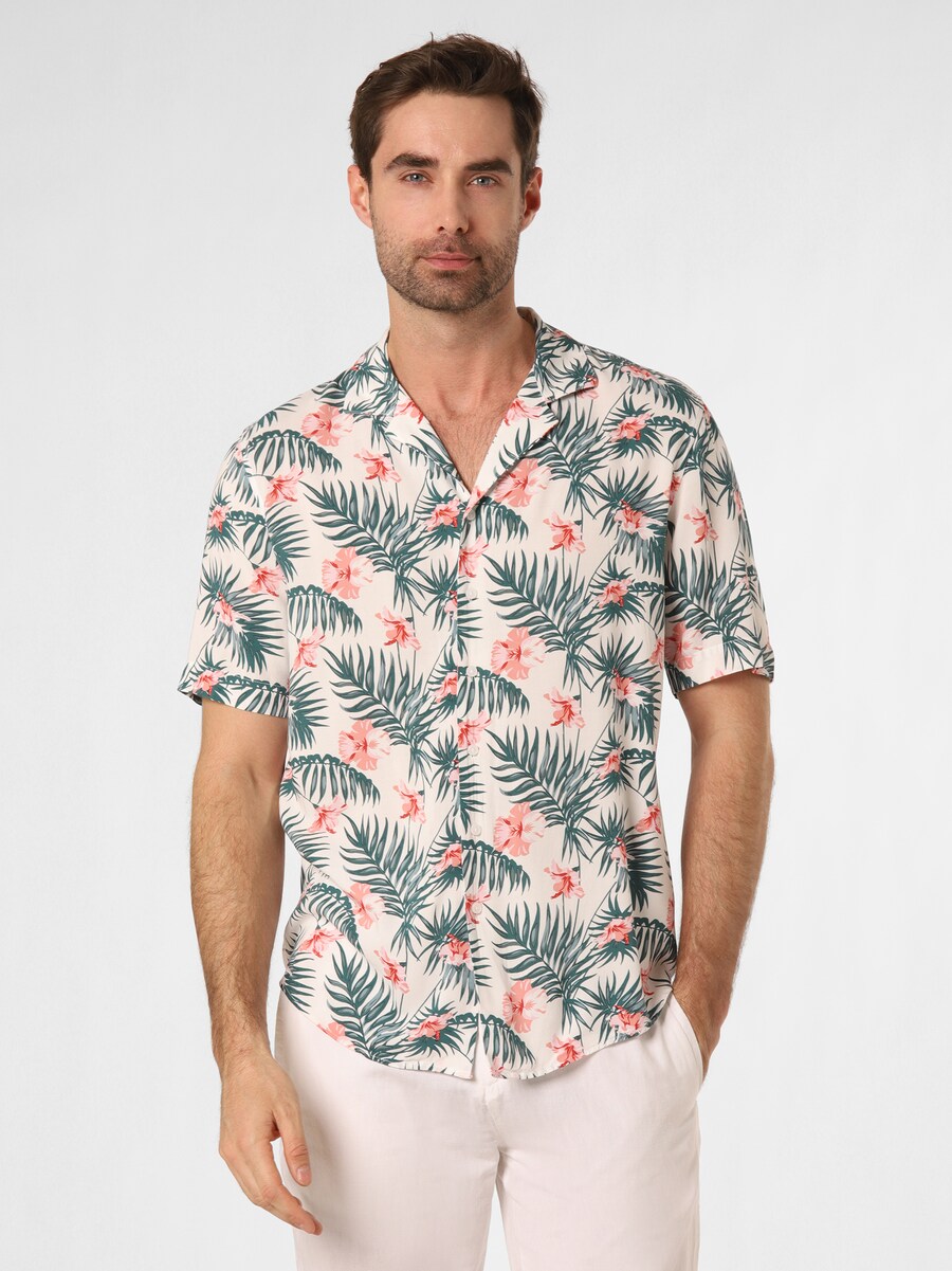 

Повседневная рубашка Finshley & Harding London Regular fit Button Up Shirt, белый