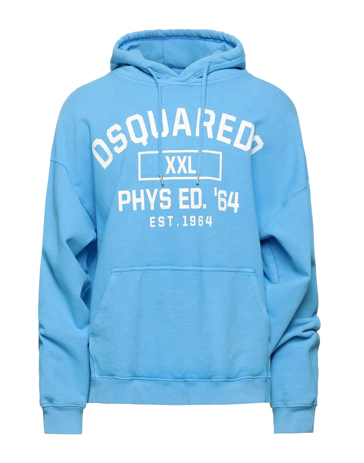 Свитшот с капюшоном DSQUARED2 голубой