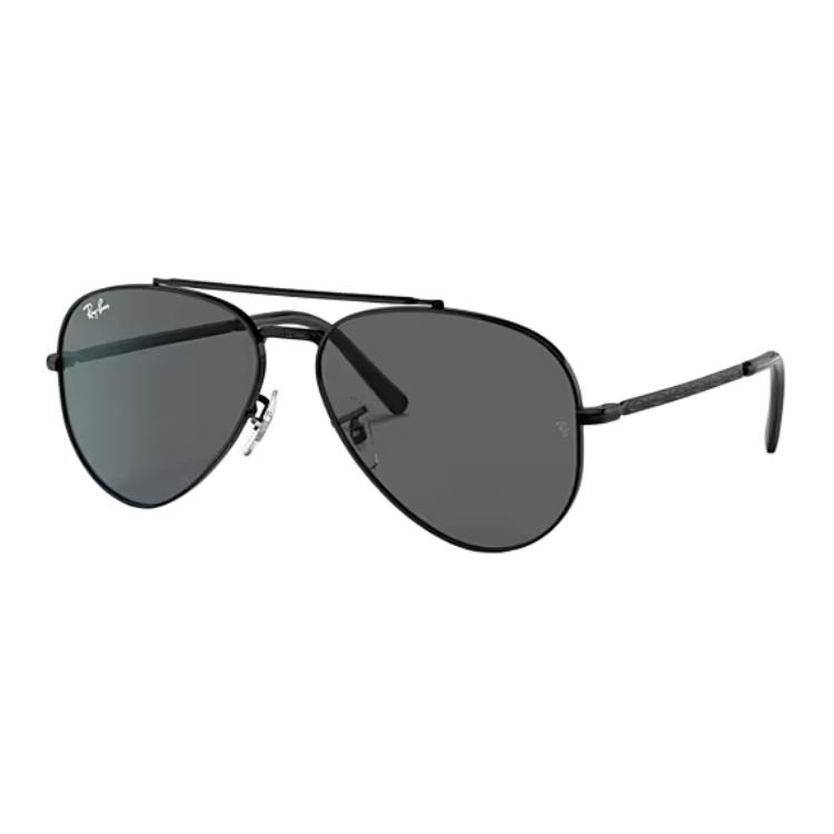 

RayBan Металлические авиаторские солнцезащитные очки унисекс черные, Black