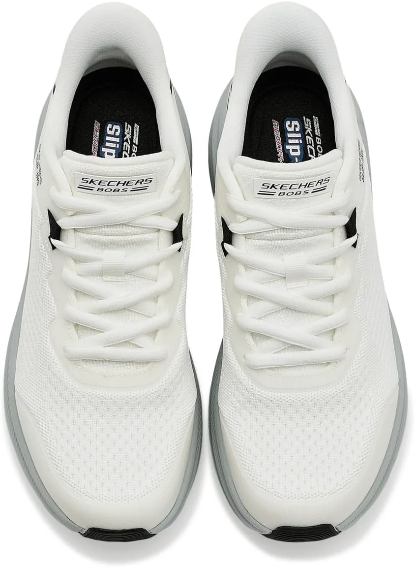 Мужские кроссовки Skechers Bobs Skillz Slip-ins, белый/серый — фото 2