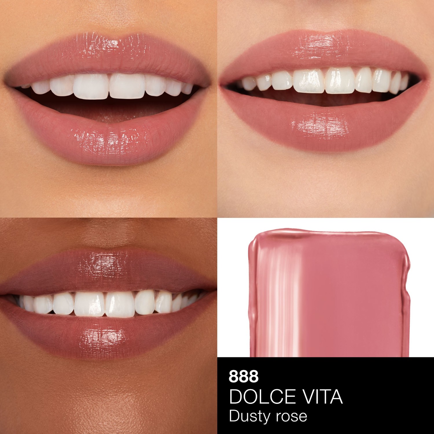 Помада для губ afterglow sensual shine Nars, dolce vita, вес 1.5 гр. — фото 2