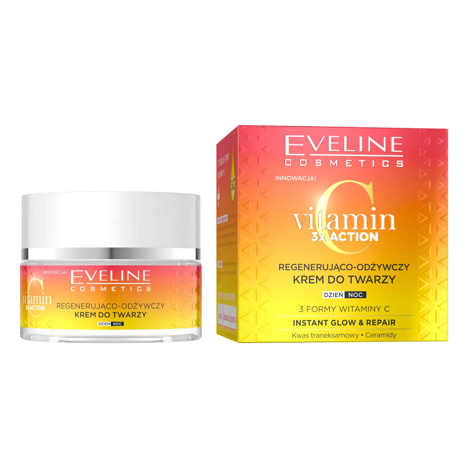 

Восстанавливающий ночной крем для лица Eveline Cosmetics Vitamin C, 50 мл