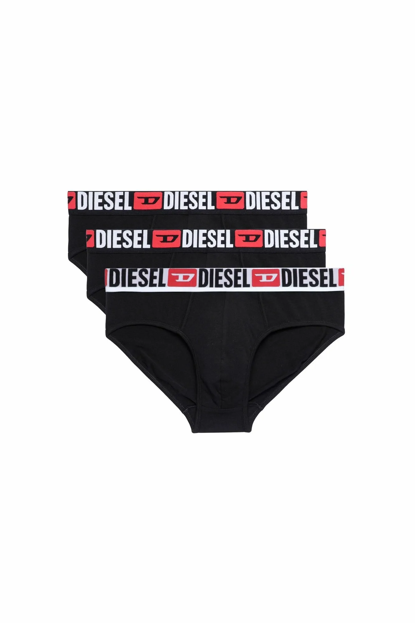 Мужские трусы, комплект из 3 штук. Diesel, black