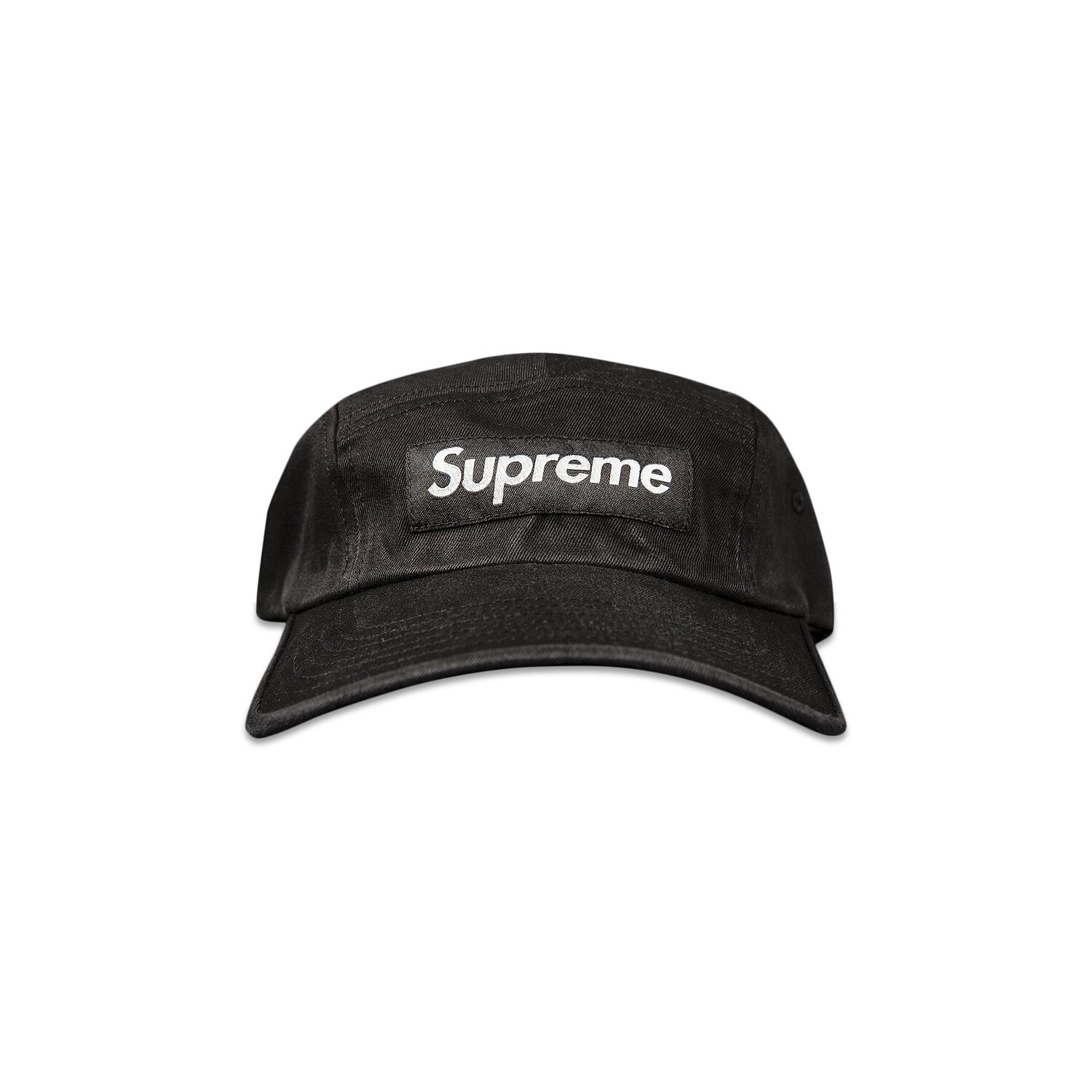 

Твиловая кепка Supreme из ткани чинос, цвет Черный