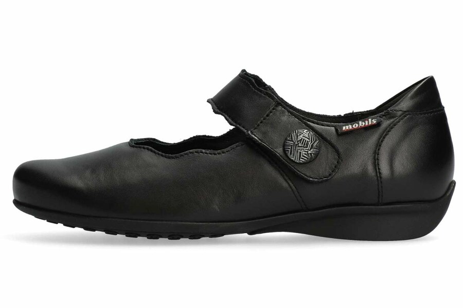 Балетки с ремешком MEPHISTO, Black