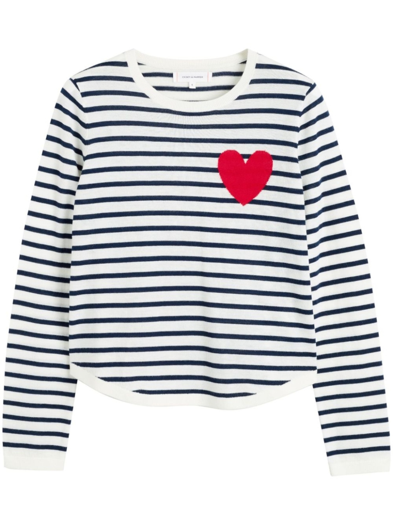 

Chinti & Parker свитер Breton Heart, нейтральный цвет