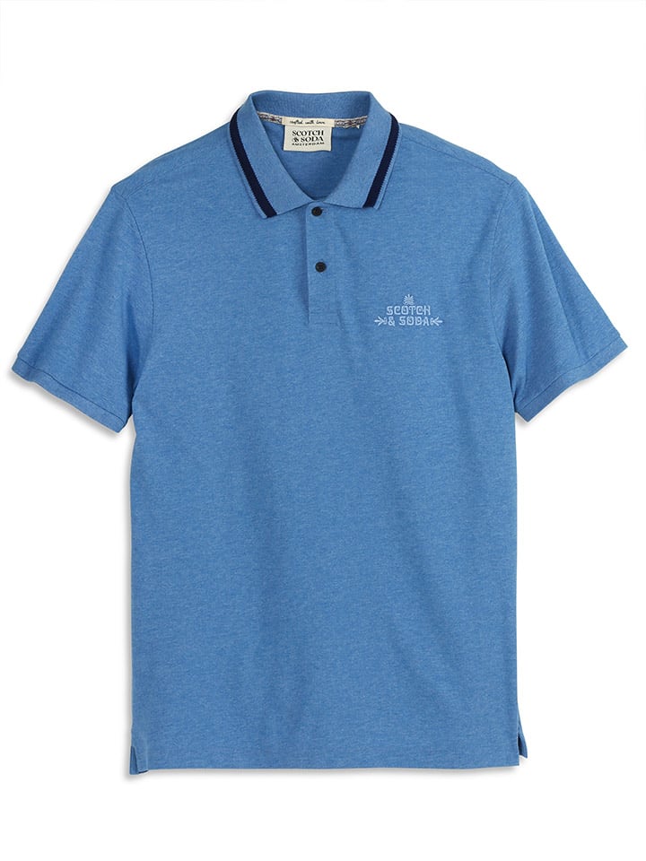 

Футболка поло Scotch & Soda, синий