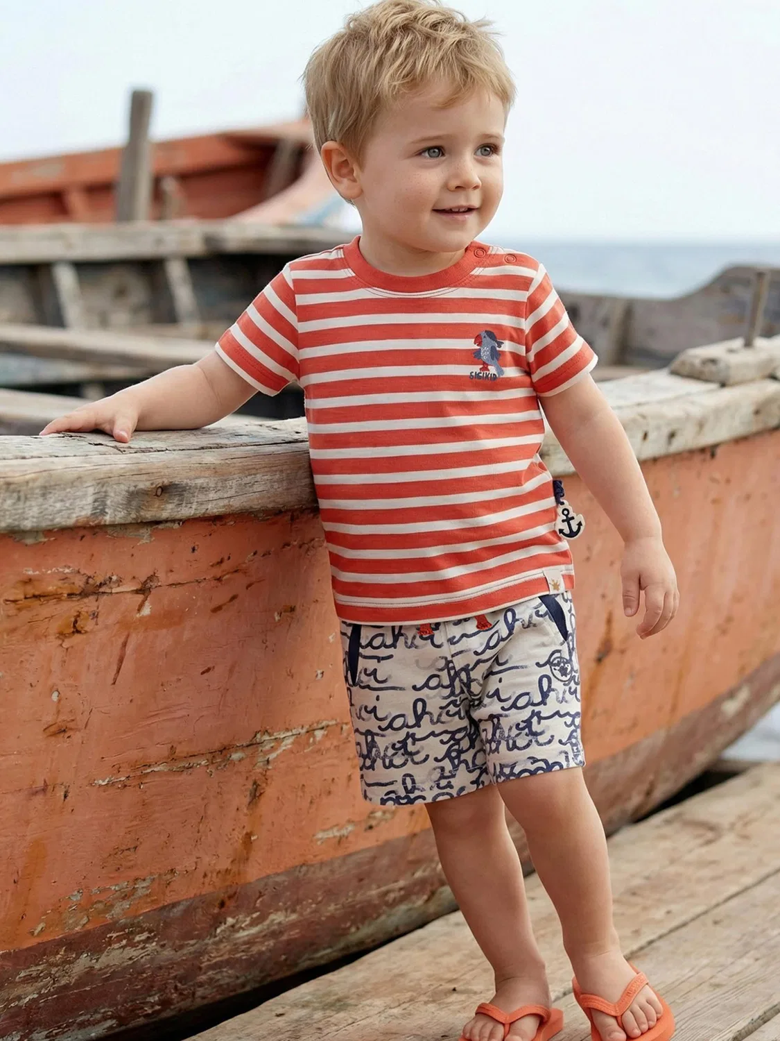 Футболка 'T-Футболка Ahoi Little Pirate' Sigikid, Red — фото 2