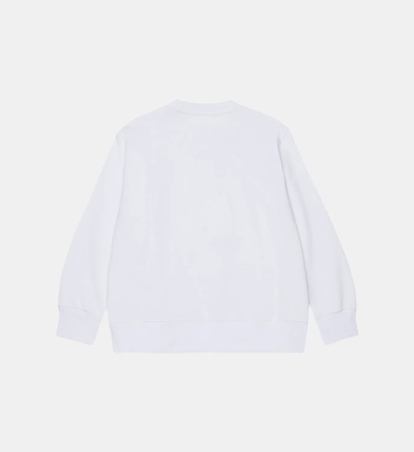 Джемпер с круглым вырезом и логотипом MM6 Maison Margiela, белый — фото 2