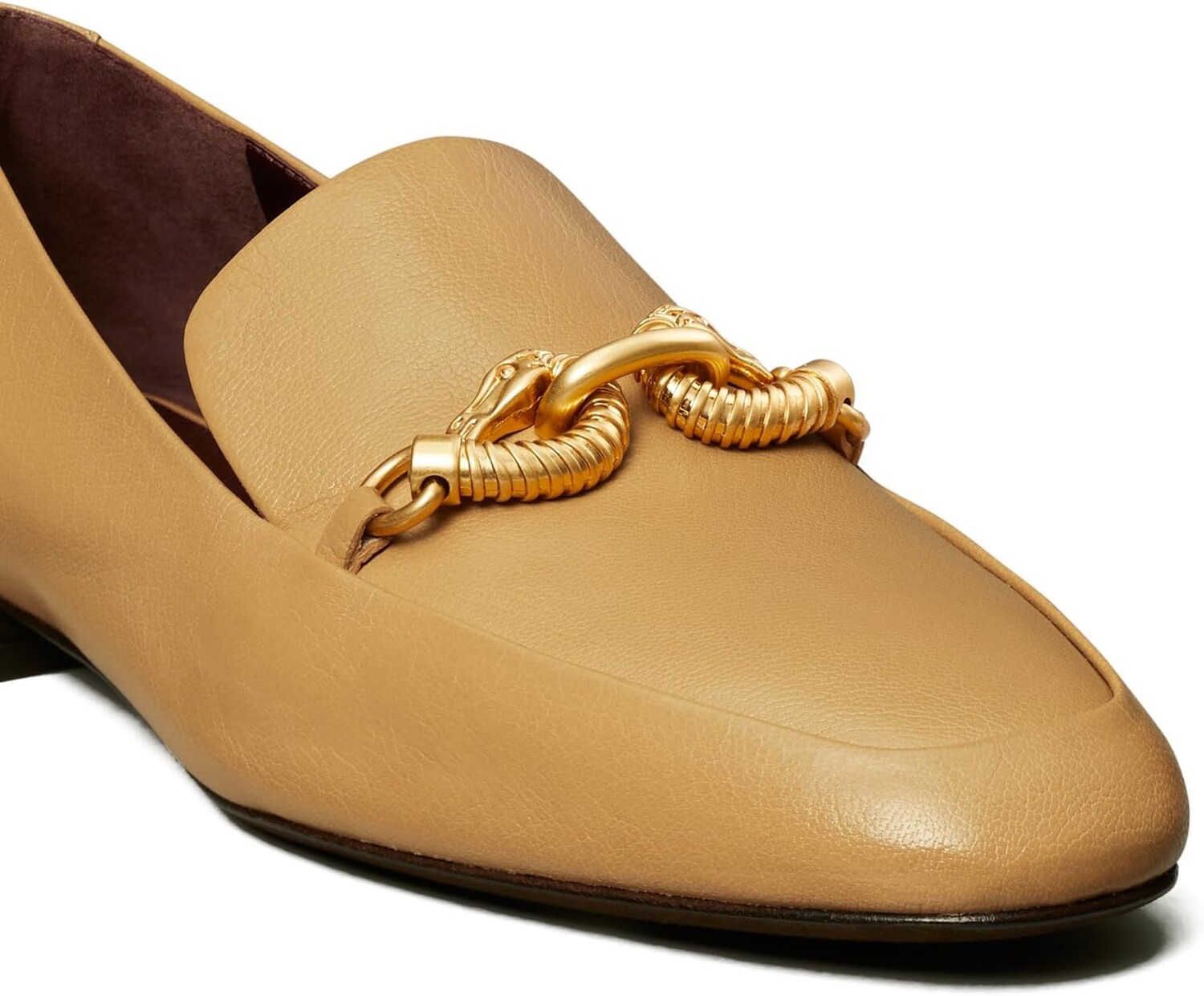 Лоферы Jessa Loafer Tory Burch, цвет Ginger Shortbread/Gold — фото 4