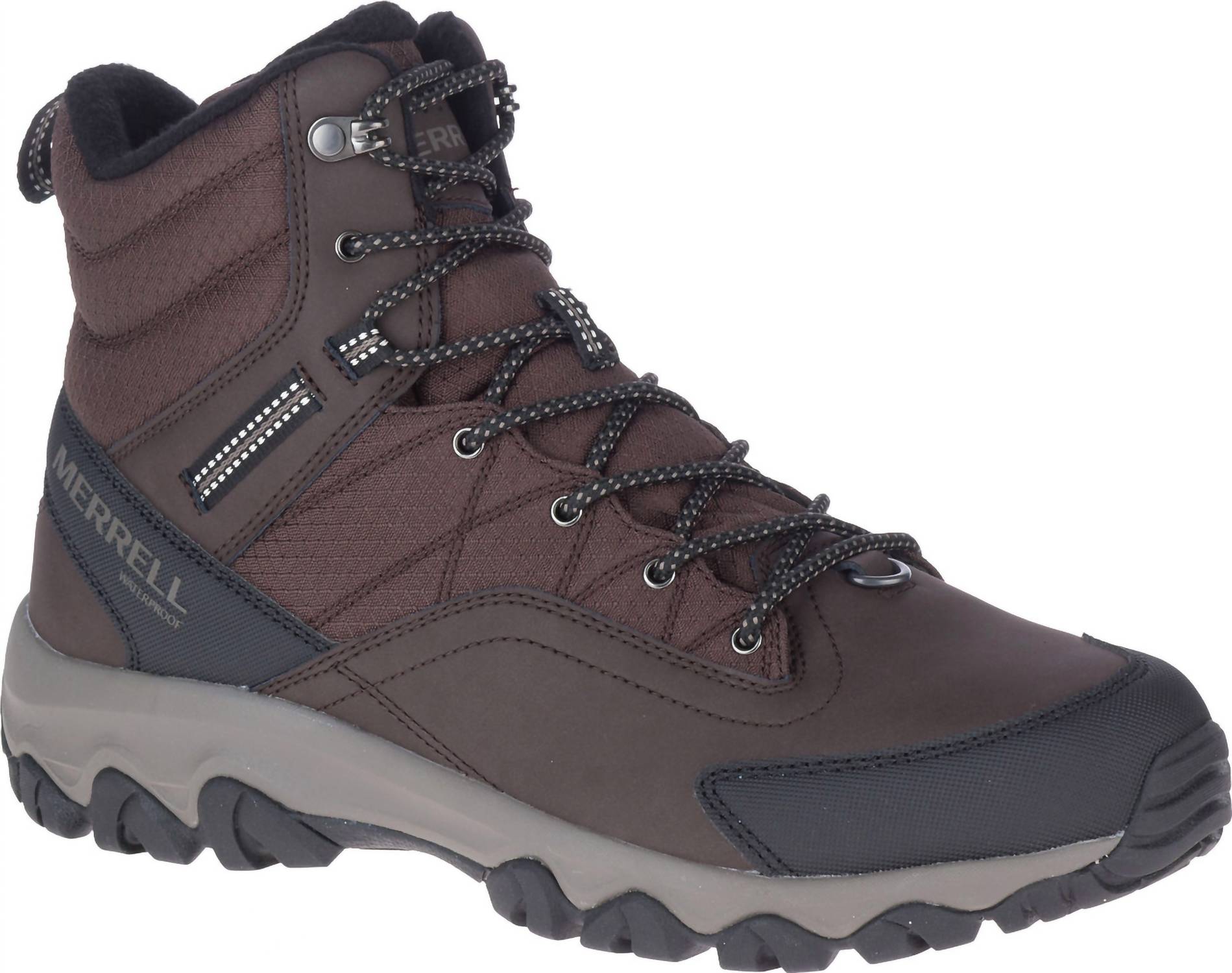 

MERRELL Мужские водонепроницаемые ботинки Thermo Akita Mid цвета эспрессо