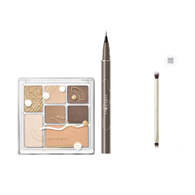 

Теневой карандаш для век Tangram Fun, наборы для макияжа, легко растушевывается, естественный тон Judydoll