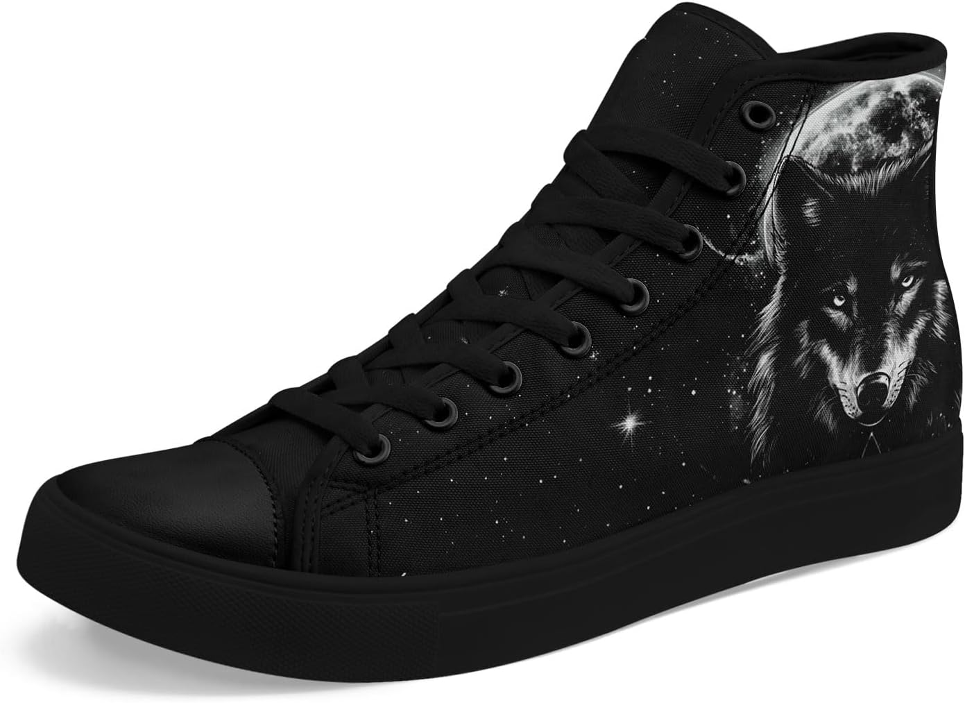 

Стильные высокие кеды AWSOLE из парусины для мужчин и женщин, белый/черный