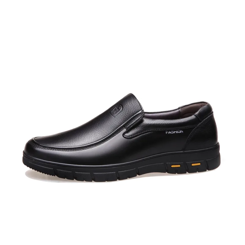 Мужские повседневные кожаные туфли из натуральной кожи LAORENTOU, Father's Gift Set-Brown All-Season — фото 3