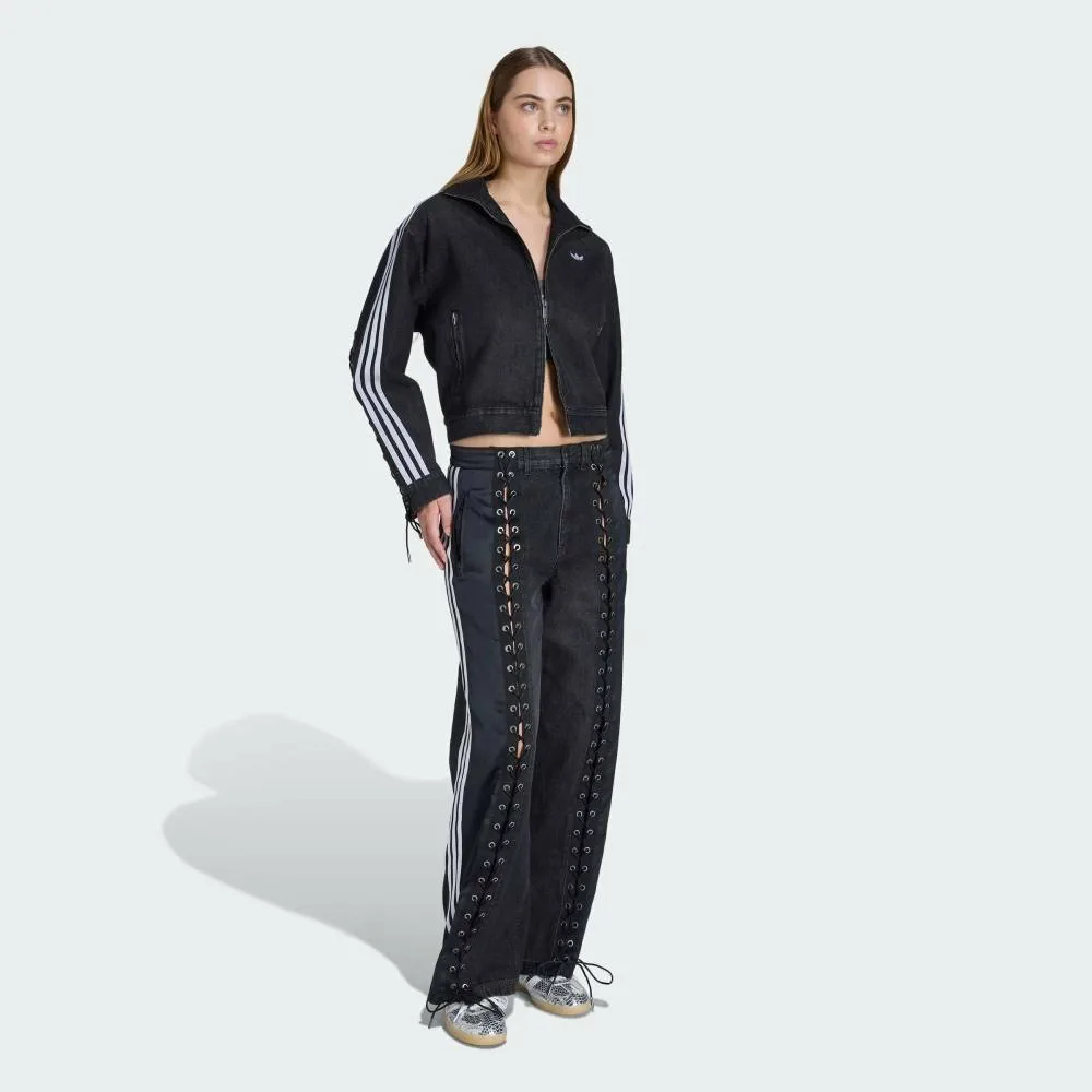 Джинсовые гоночные штаны Originals Denim FB Adidas, black — фото 3