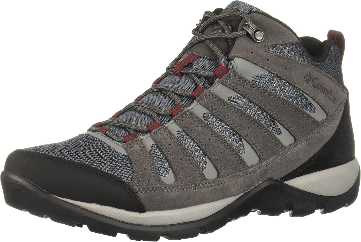 

Columbia Mens Redmond V2 Mid Waterproof, Graphite/Red Jasper