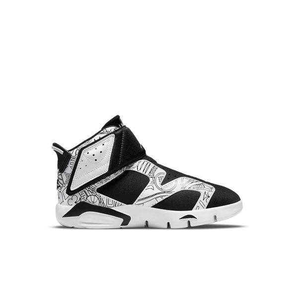 Кроссовки 6 ретро little flex se Air Jordan, черный — фото 2