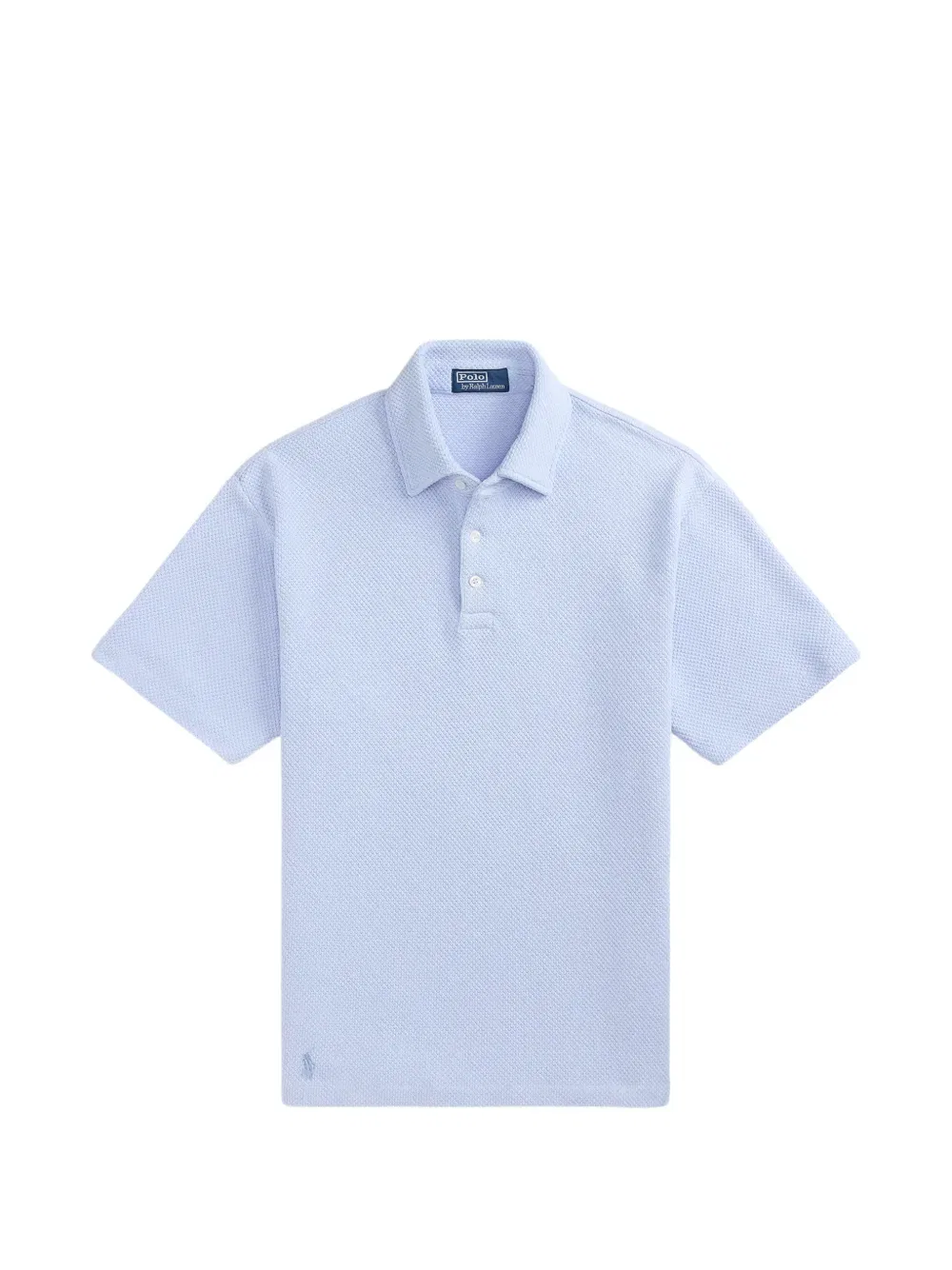 Поло-Рубашка из фактурного пике Polo Ralph Lauren, синий