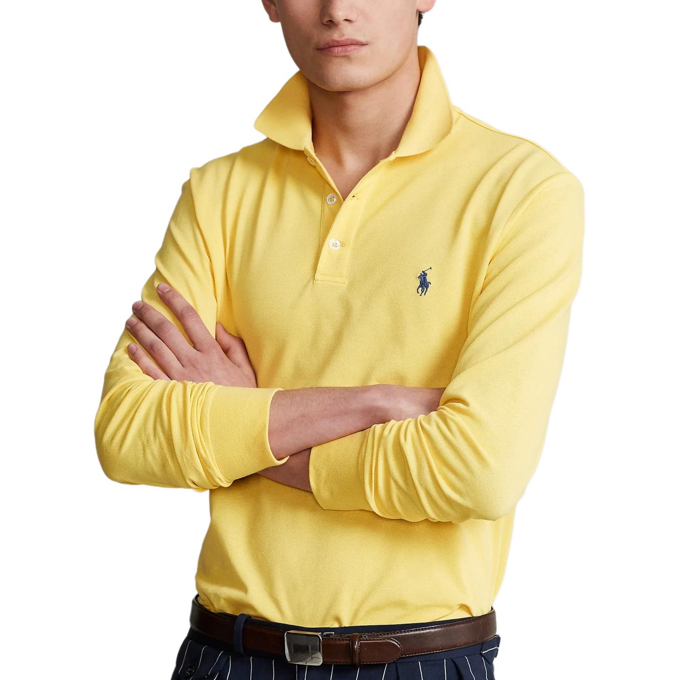 

Футболка поло мужская желтая Polo Ralph Lauren