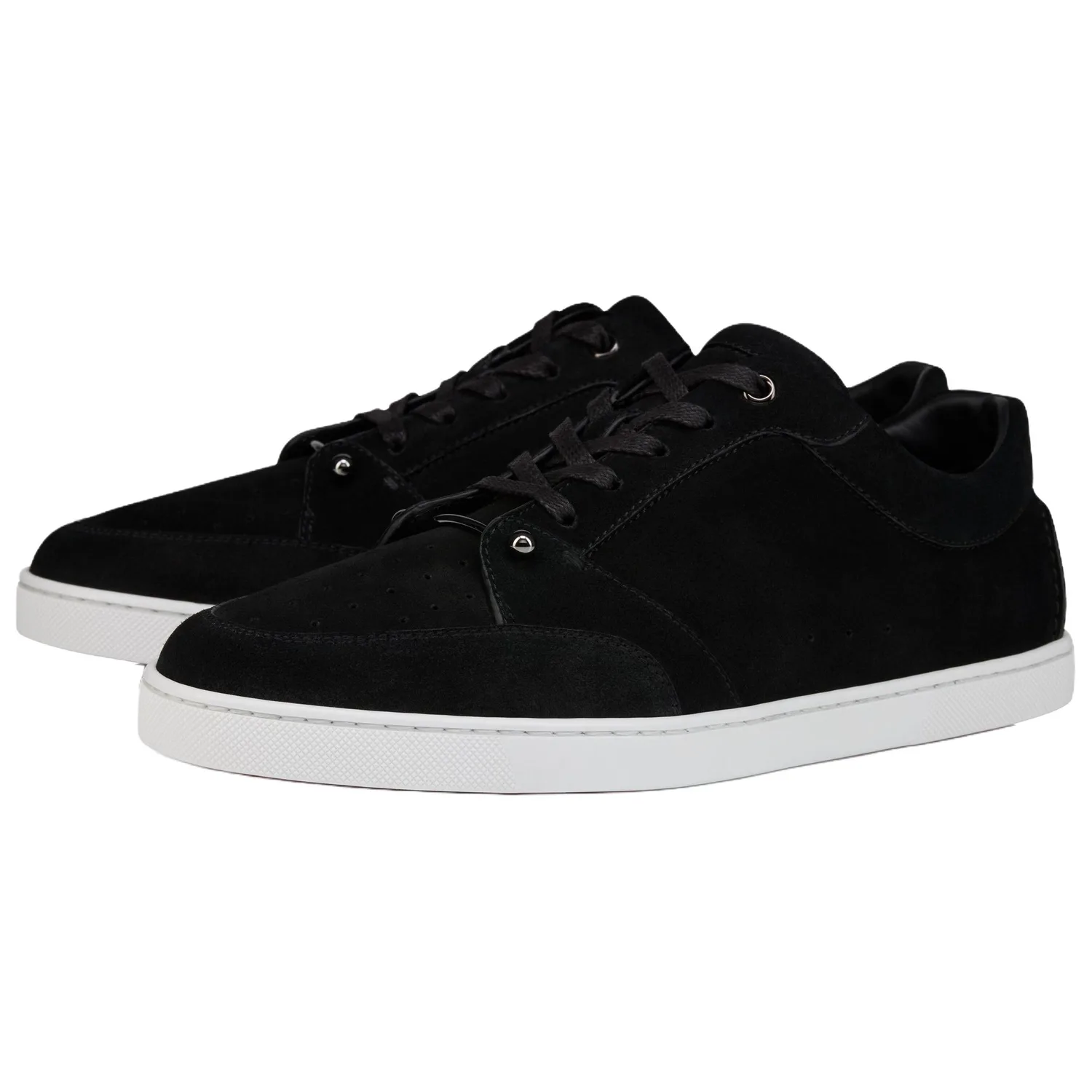 Christian Louboutin CL CHAMBELISNEAK Low top Skateboard Shoes мужские черные — фото 4