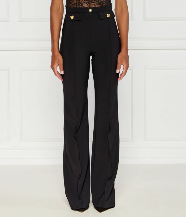 

Брюки Flare fit Elisabetta Franchi, черный