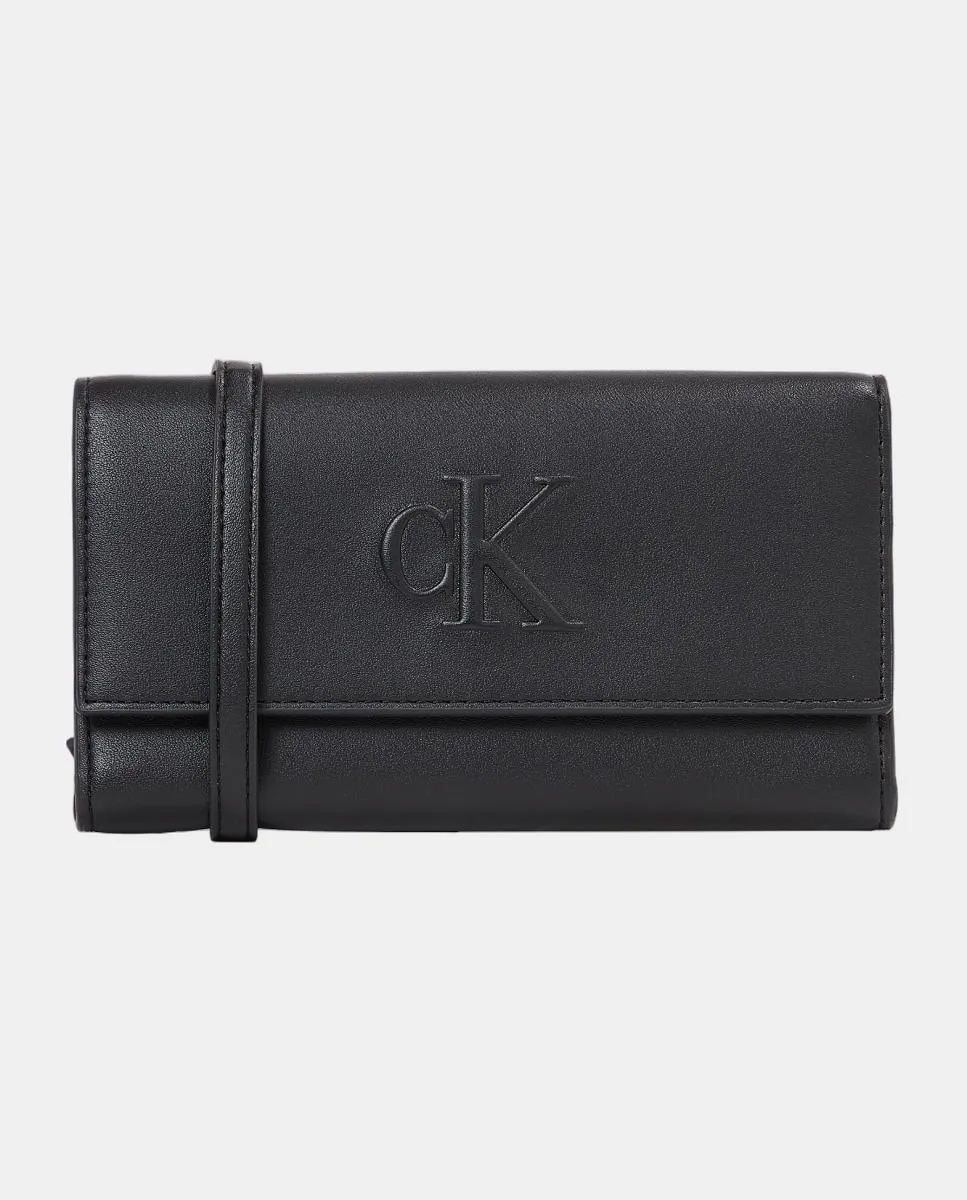 

Сумка через плечо с длинной ручкой Calvin Klein, черный