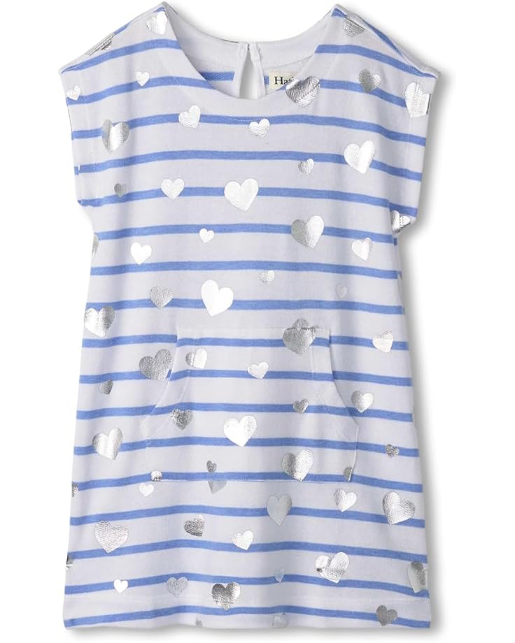 

Платье Hatley Kids Terry Slouchy Dress, цвет Heart Stripes