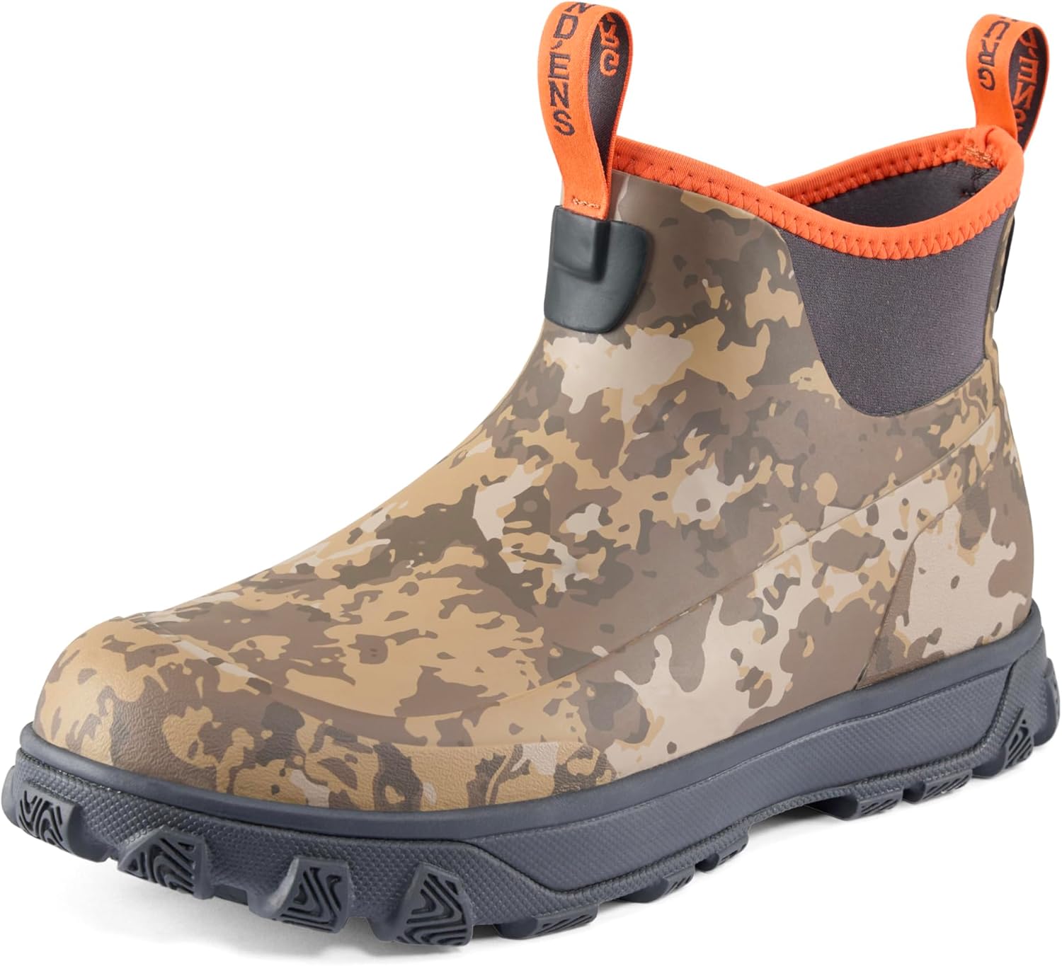 Мужские ботинки Grundens Deviation 6 с высоким берцем, Прочные, водонепроницаемые, Whiskey Camo