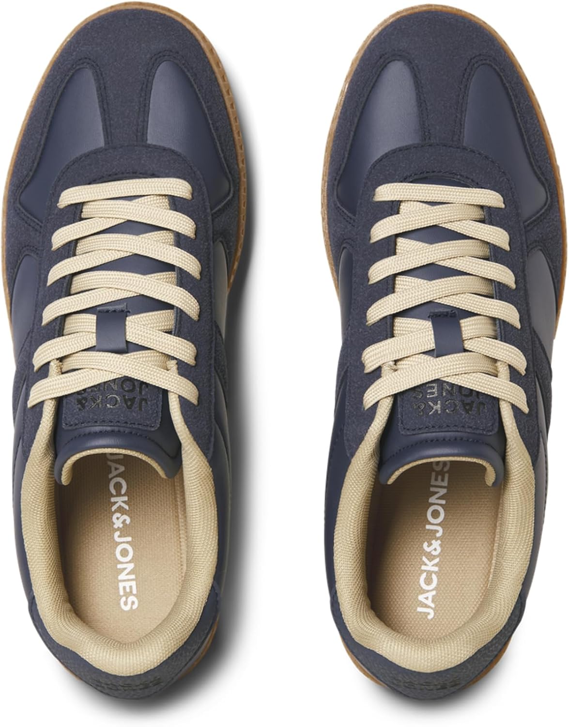 Мужские кроссовки JACK JONES Smart Casual Jfwvalencia Pu Styd Sn Jack & Jones, темно-синий — фото 2
