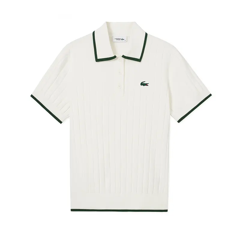 

Рифленая вязаная поло LACOSTE, мультиколор