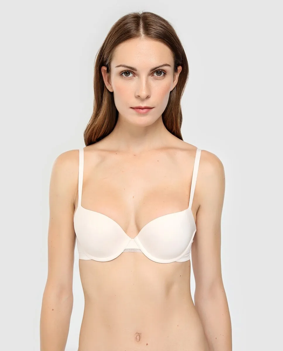 

Бюстгальтер на косточках Dkny Litewear с подкладкой, бежевый
