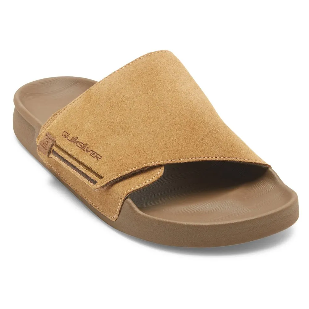 

Шлепанцы Quiksilver Rivi Suede, коричневый