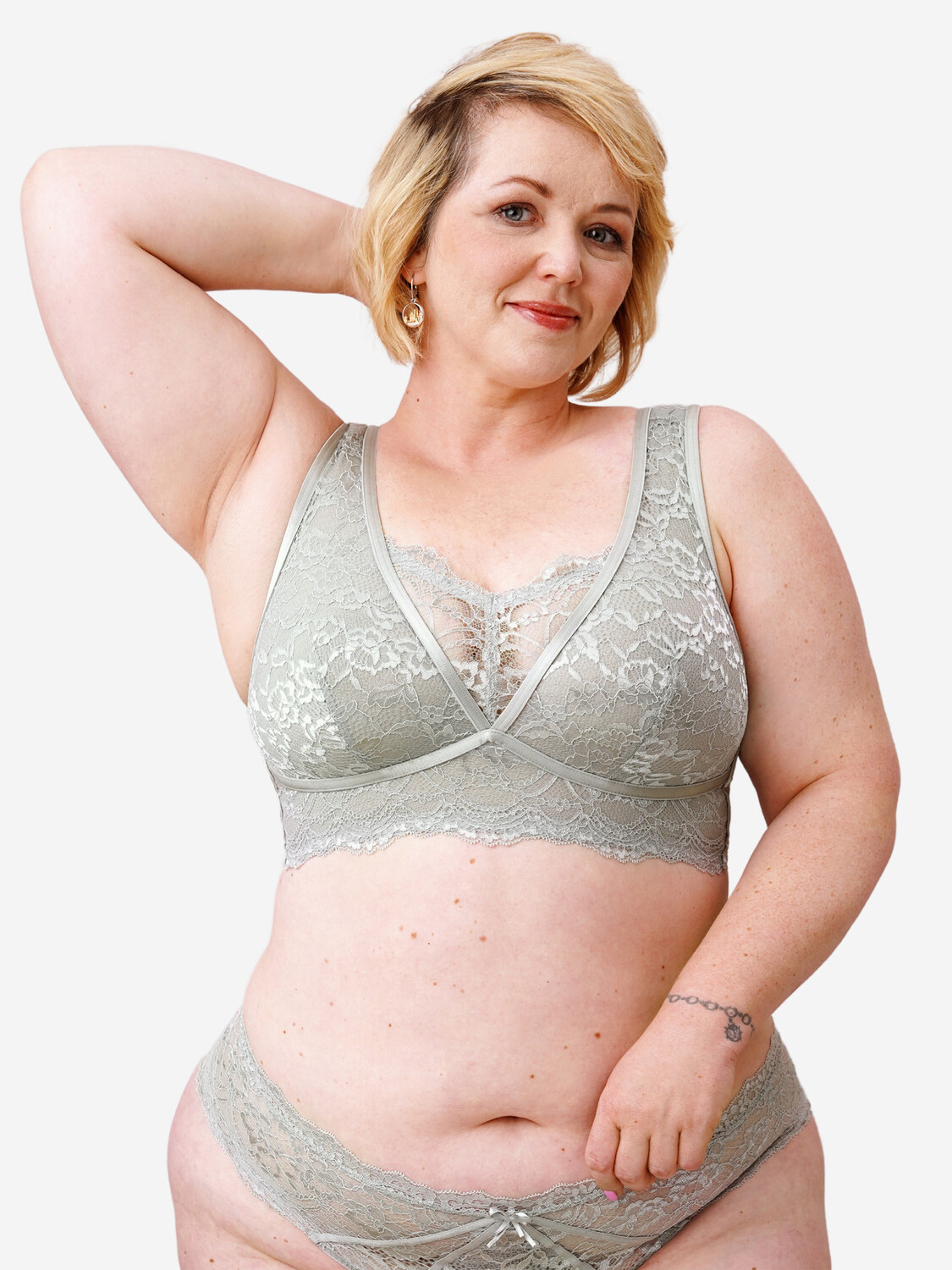 

Бюстье SugarShape Bralette Eliana, цвет sagegrey