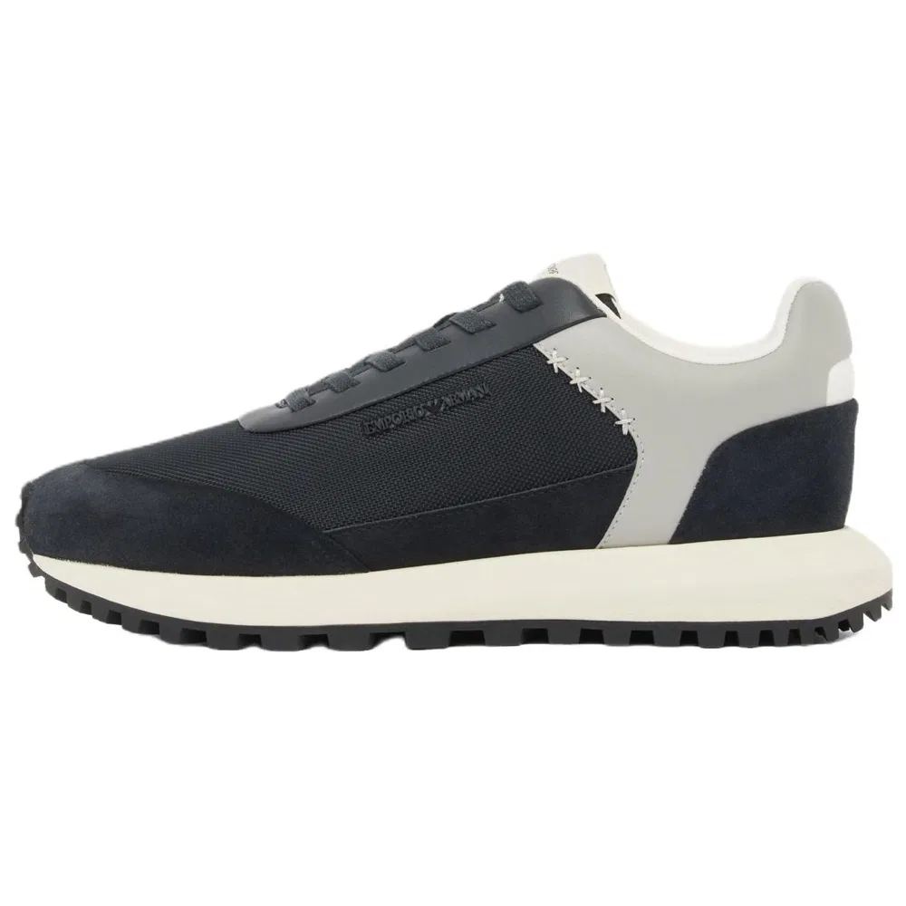 Кроссовки Casual Shoes из Cordura EMPORIO ARMANI Marine Blue