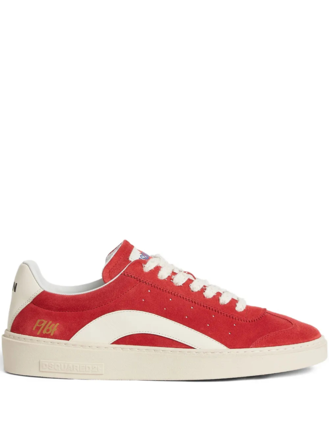 

Кроссовки DSQUARED2 из замши, красный