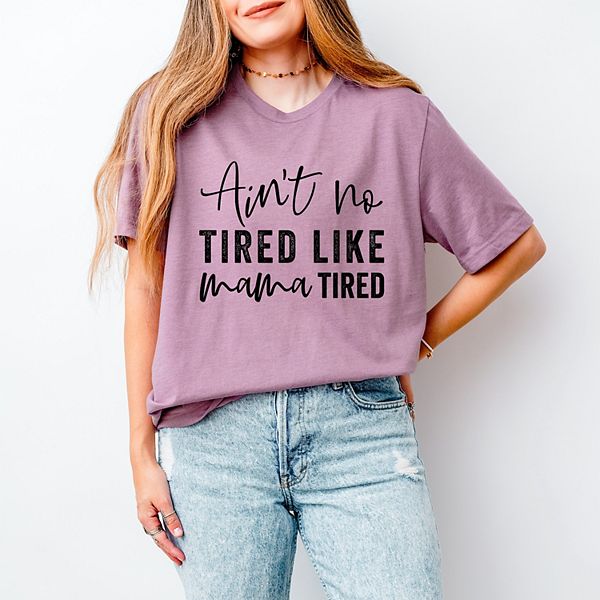 

Футболка с коротким рукавом Ain't no tired like mama tired Simply Sage Market, Orchid, Зеленый, Футболка с коротким рукавом Ain't no tired like mama tired Simply Sage Market, Orchid