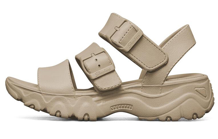 Пляжные сандалии D"LITES 2.0 женские серо-коричневые Skechers