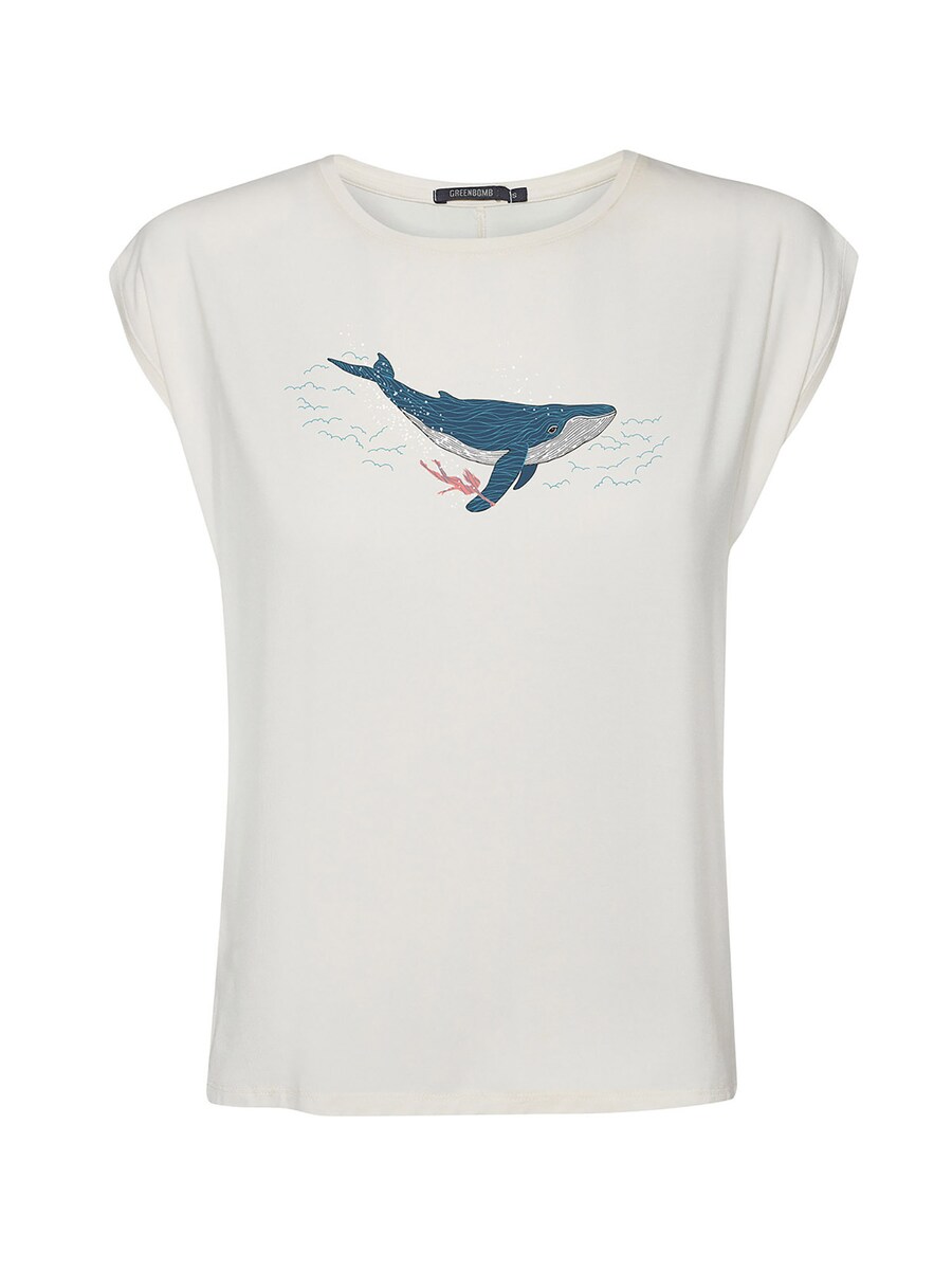 

Рубашка GREENBOMB Animal Whale Dive, белый
