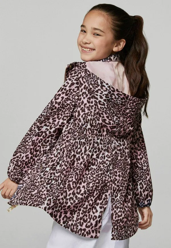 Легкая дождевая куртка стандартного кроя Lipsy, Pink Leopard Print — фото 2