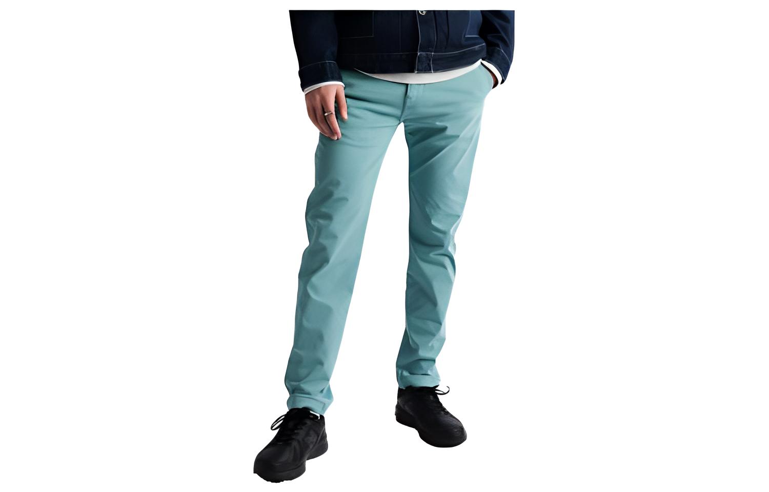 

Повседневные брюки мужские синие Levis