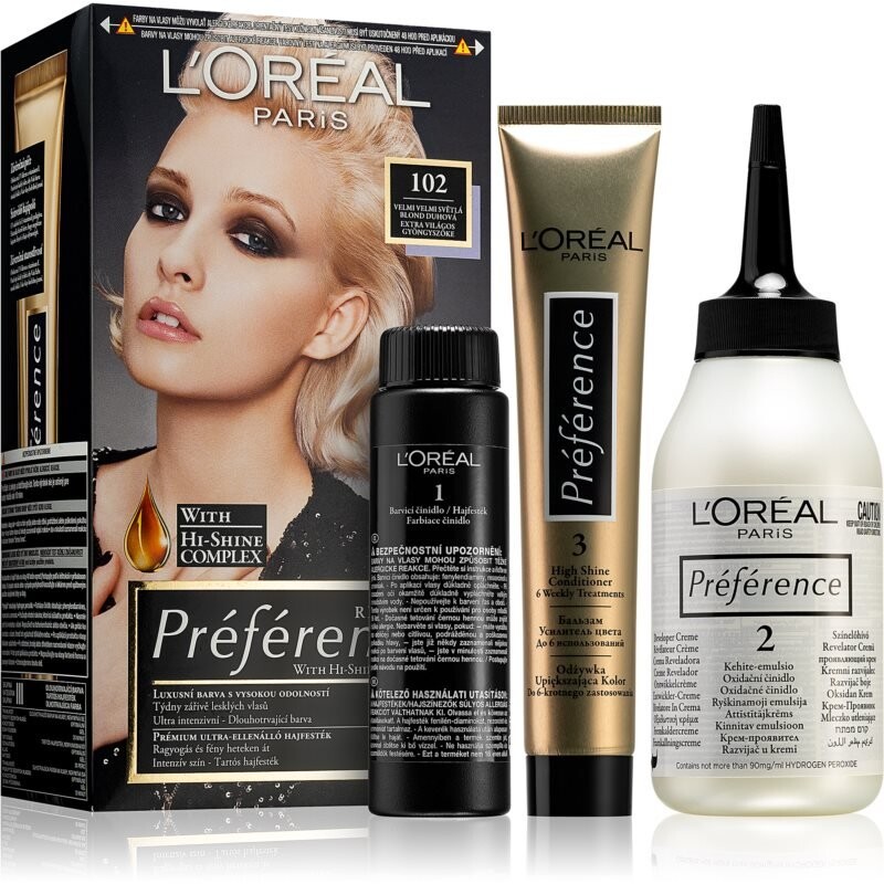 

Краска для волос L'Oreal Paris Préférence оттенок 102 1 шт L’Oreal Paris