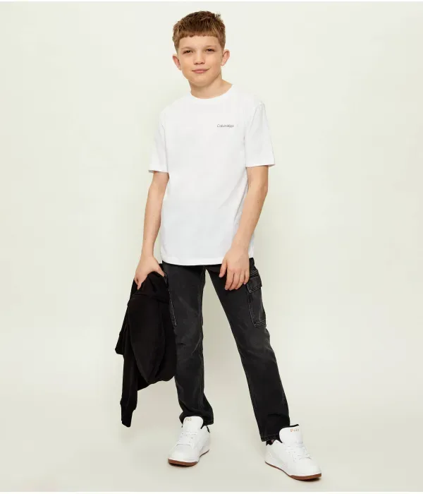 Футболка regular fit Calvin Klein Jeans, белый — фото 2