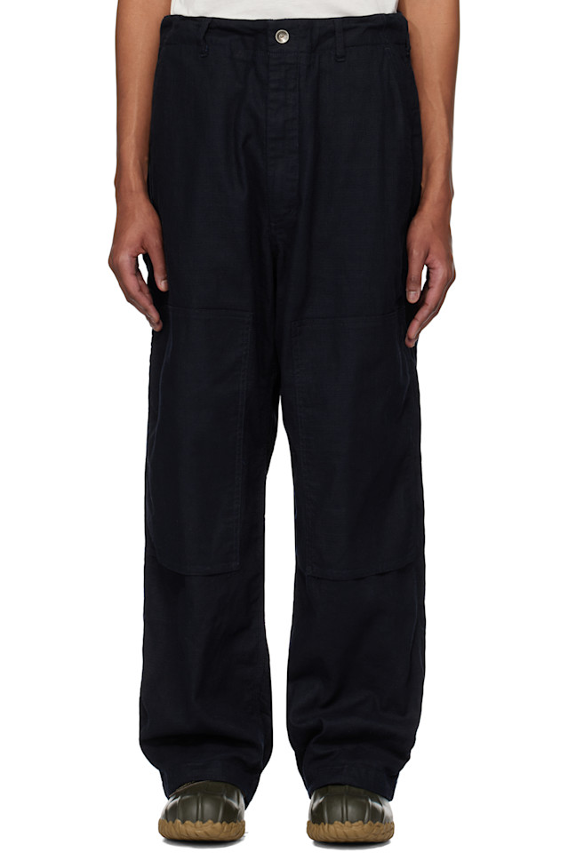 

Брюки малярные Engineered Garments, цвет dk. navy