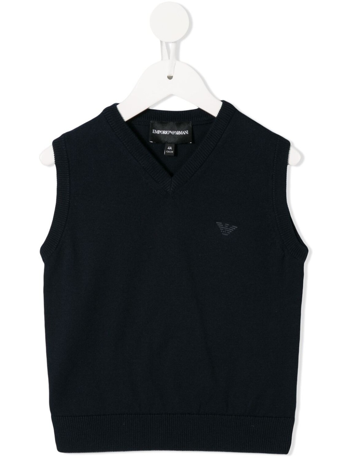 

Emporio Armani жилет с логотипом, синий