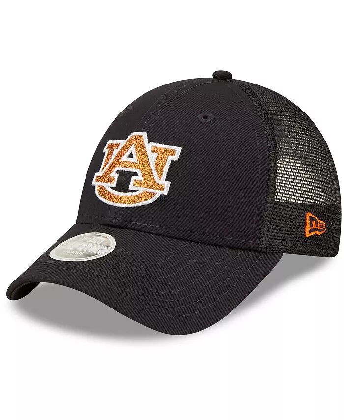 

Женская темно-коричневая кепка с логотипом Auburn Tigers 9FORTY Spark Trucker Snapback New Era, синий