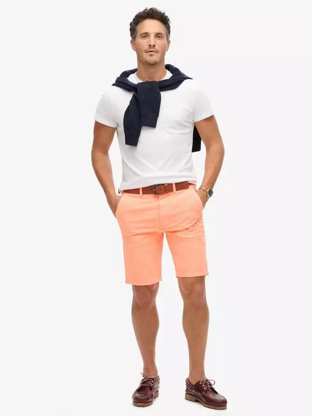 

Шорты Superdry Officer Chino, цвет peach