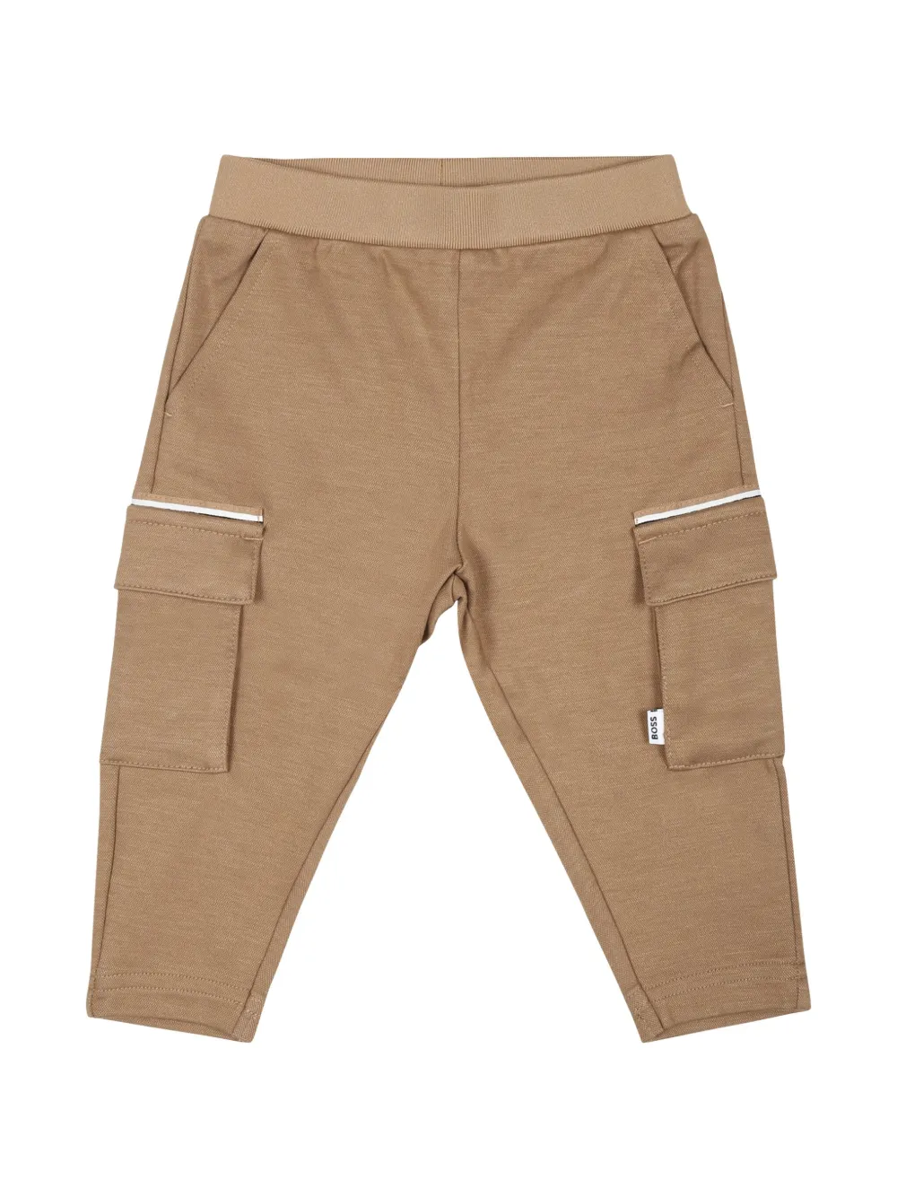 

Брюки с отделкой в рубчик BOSS Kidswear, нейтральный