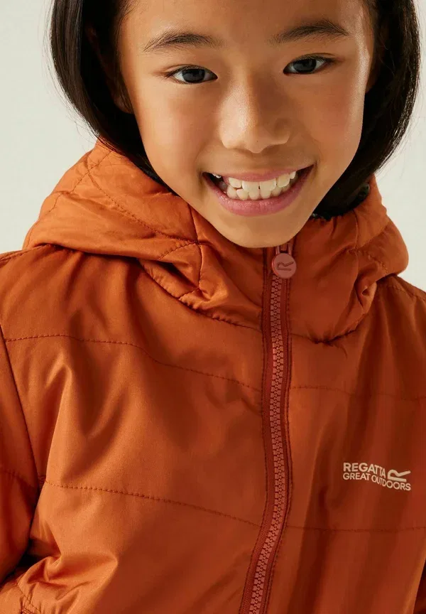 Куртка утепленная Regatta Kyrell reversible hooded jacket, оранжевый — фото 2